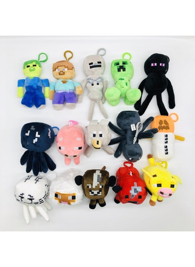Pendant My World Plush Toy Hard Work Afraid Of Not Shadow Dragon Plush Doll New Keychain Wholesale