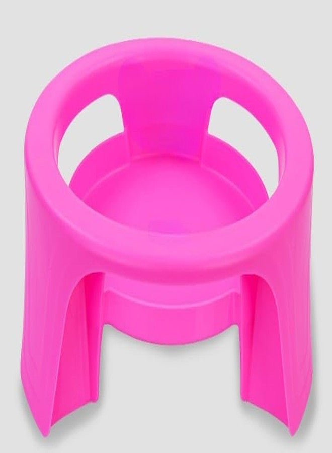 FIT 4 CHEF Multipurpose Unbreakable Plastic Matka Stand/Pot Stand (Pink)