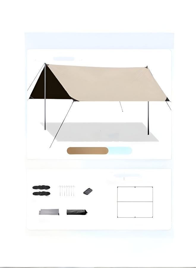 Outdoor Sun Protection Tent - 20°C Instant Cooling Canopy - Image 5