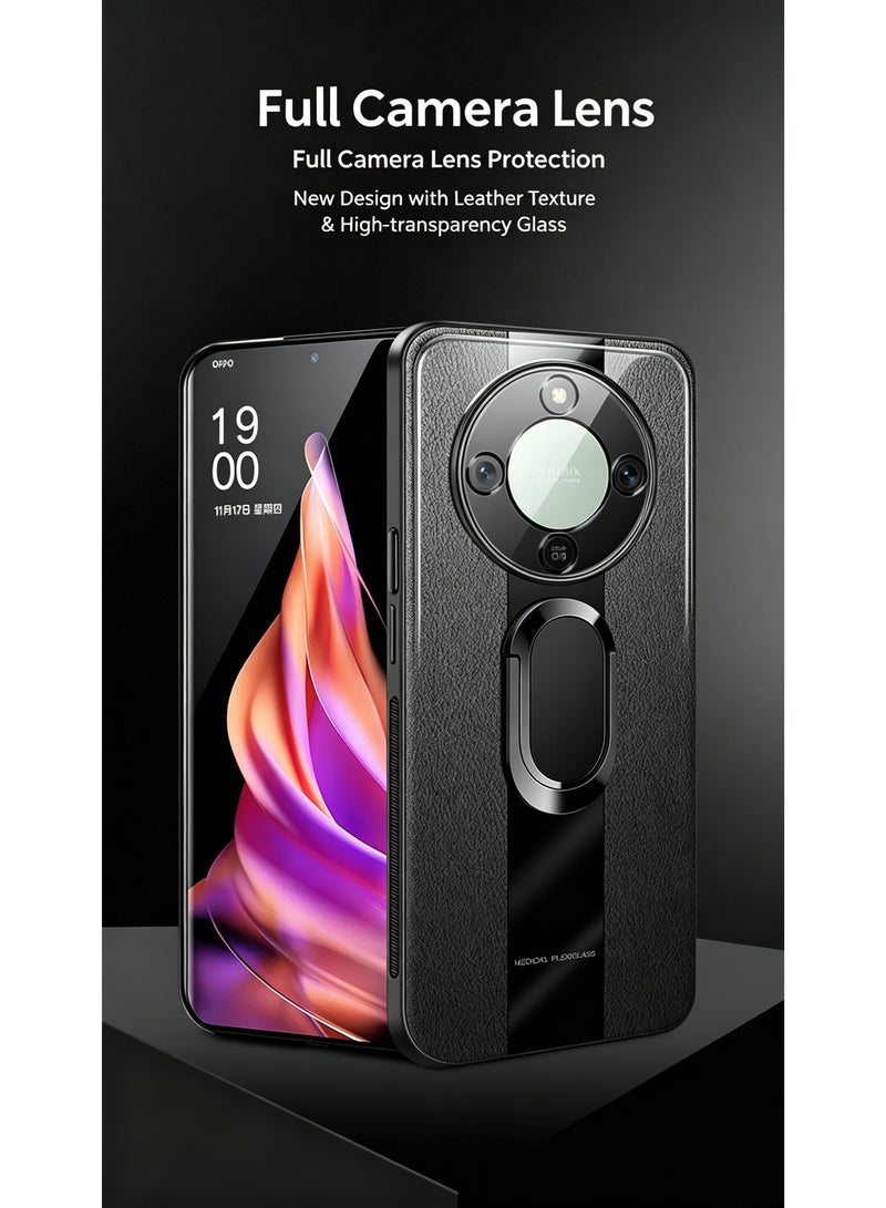 حافظة هاتف HONOR X9d 5G، حافظة جلدية جديدة، مزودة بحامل للهاتف ومرفق مغناطيسي - Image 5