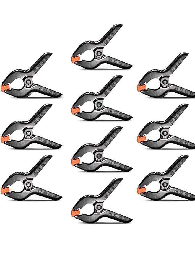 PADOM Padom Spring Clamps 10pcs Nylon Toggle A Clamp Clip Tips DIY Tool Set for Photography Studio Plate DIY Lighting Background Woodworking Gluing  - Image 1