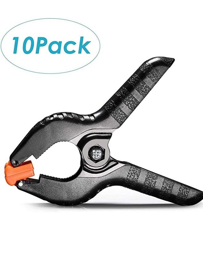 PADOM Padom Spring Clamps 10pcs Nylon Toggle A Clamp Clip Tips DIY Tool Set for Photography Studio Plate DIY Lighting Background Woodworking Gluing  - Image 2