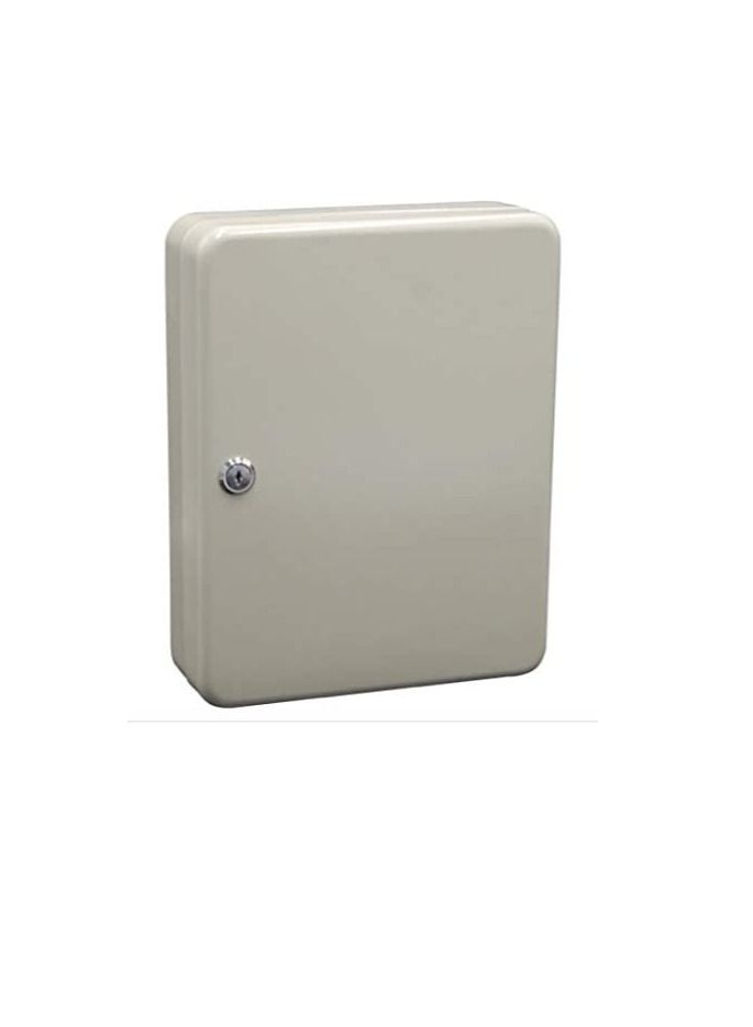 ROBUSTLINE ROBUSTLINE Metal Storage Safe Key Box, 45 Keys Capacity, Wall Mounted for Outdoor and Indoor Home- White Color  - Image 3