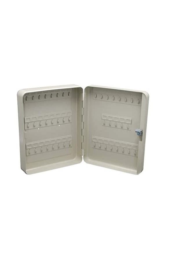 ROBUSTLINE ROBUSTLINE Metal Storage Safe Key Box, 45 Keys Capacity, Wall Mounted for Outdoor and Indoor Home- White Color  - Image 1