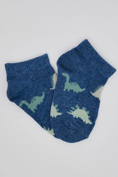 أر أند بي 3 Pack Printed Ankle Socks