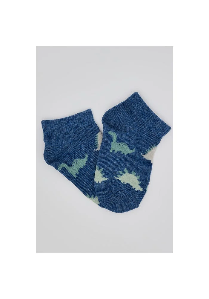 أر أند بي 3 Pack Printed Ankle Socks