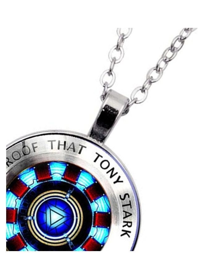 Loquat Iron Man Heart Gemstone Necklace - Image 3