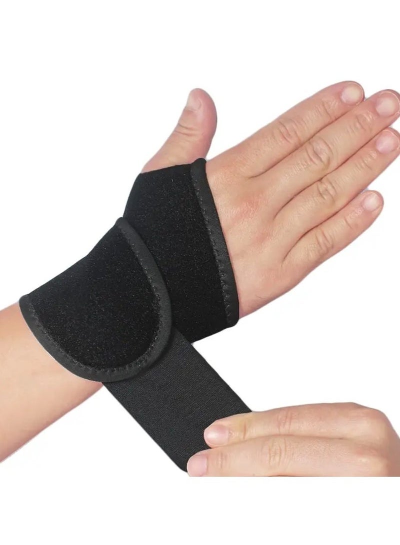 كلين ويف 2 مجموعة دعامات معصم قابلة للتعديل (قطعتان) – أربطة دعم مريحة وقابلة للتنفس للرياضة، رفع الأثقال والعمل اليومي - Image 5