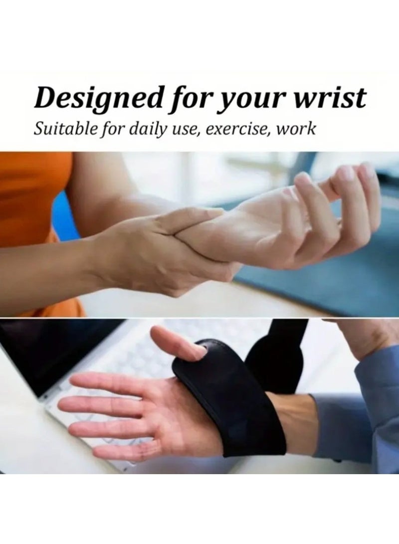 كلين ويف 2 مجموعة دعامات معصم قابلة للتعديل (قطعتان) – أربطة دعم مريحة وقابلة للتنفس للرياضة، رفع الأثقال والعمل اليومي - Image 3