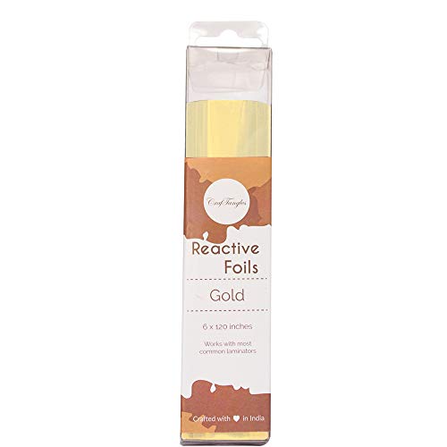 CrafTangles Gold Reactive Foils Transfer Sheets - Image 1