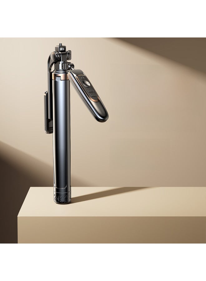 Anti-vibration Bluetooth Remote Control Handheld Tripod Stand Broadcast Bracket Photography Tool Motorcycle Electronics-Color:M28 Elegant White Bluetooth 1.6m + 10inch Fill Light + Bluetooth Charging Model  - Image 2