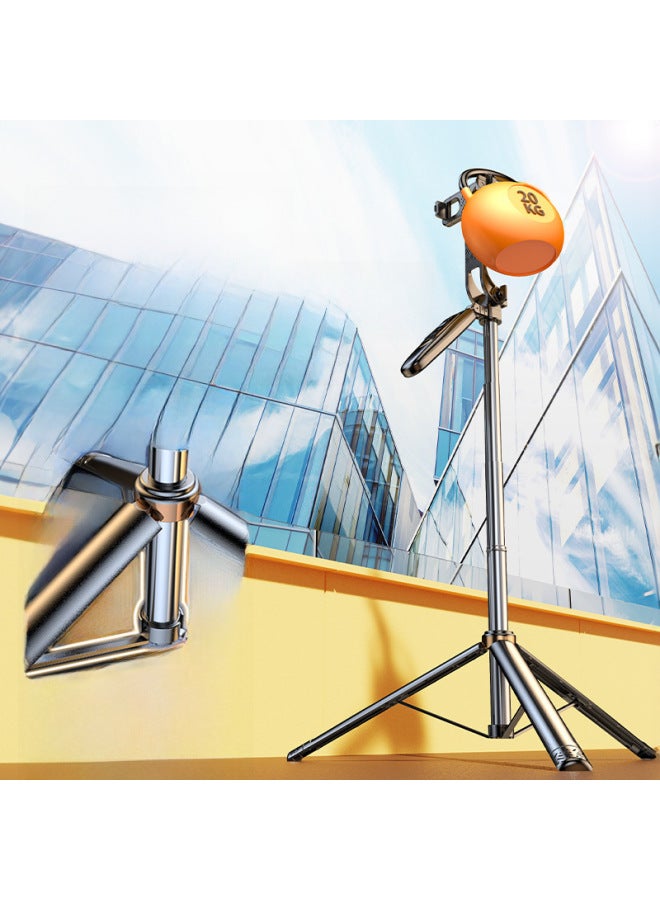 Anti-vibration Bluetooth Remote Control Handheld Tripod Stand Broadcast Bracket Photography Tool Motorcycle Electronics-Color:M28 Elegant White Bluetooth 1.6m + 10inch Fill Light + Bluetooth Charging Model  - Image 3