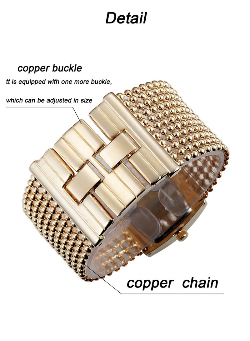 ASJ Women's Luxury Quartz Wrist Watches Crystal Decorated Bezel Diamond Silver Alloy Square Wristwatches - Image 3