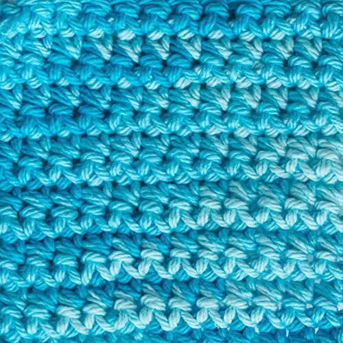Lily Sugar'n Cream Super Size Ombres Yarn, 3 oz, Swimming Pool, 1 Ball - Image 3
