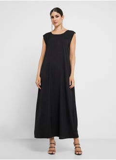 hayas closet V-Neck Embellished Flared Sleeve Abaya  - Image 4