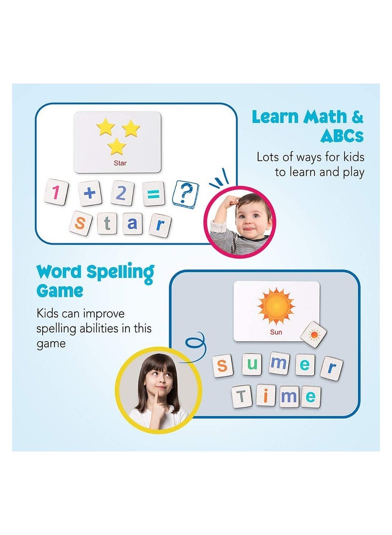 Magnetic Alphabet and Numbers Educational Toy Set for Kids Learning Spelling and Counting Fridge Magnets for Preschool Age 3 to 5 Years  - Image 3