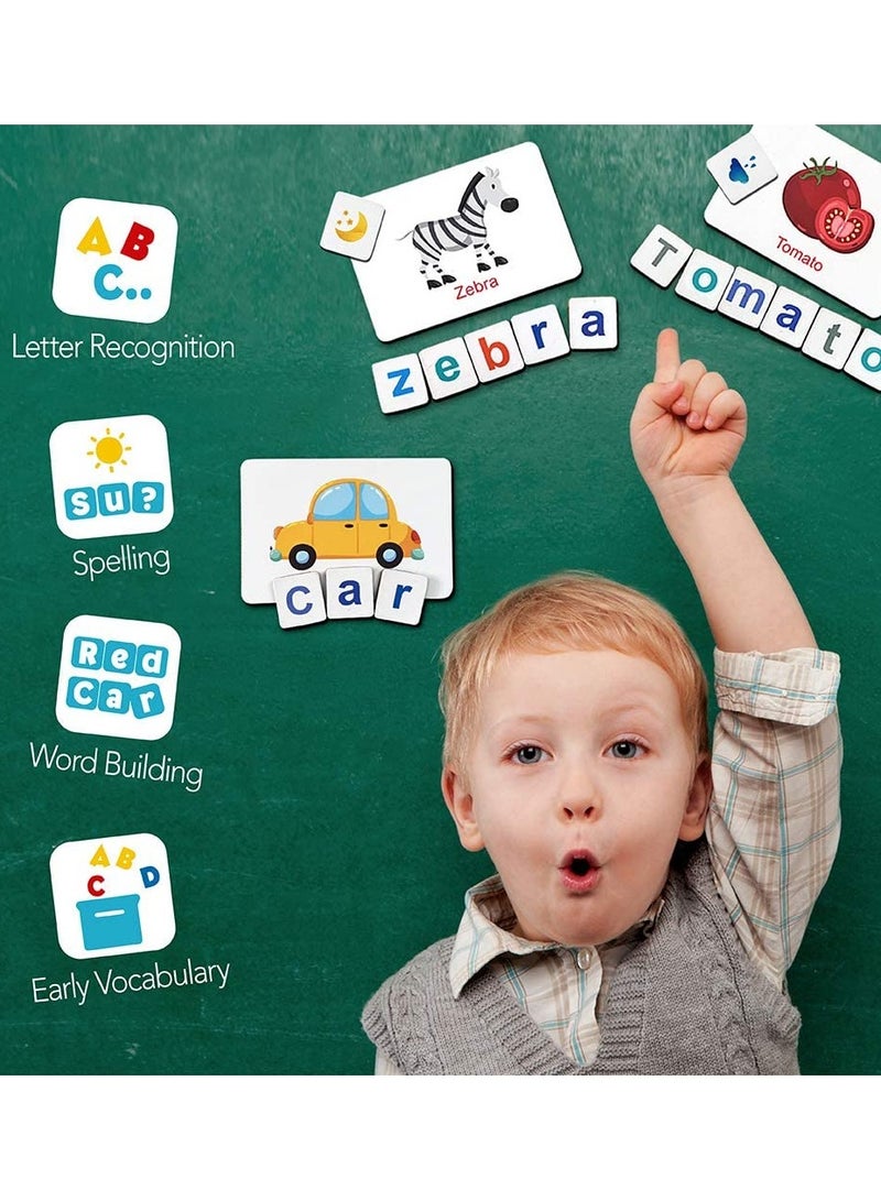 Magnetic Alphabet and Numbers Educational Toy Set for Kids Learning Spelling and Counting Fridge Magnets for Preschool Age 3 to 5 Years  - Image 5
