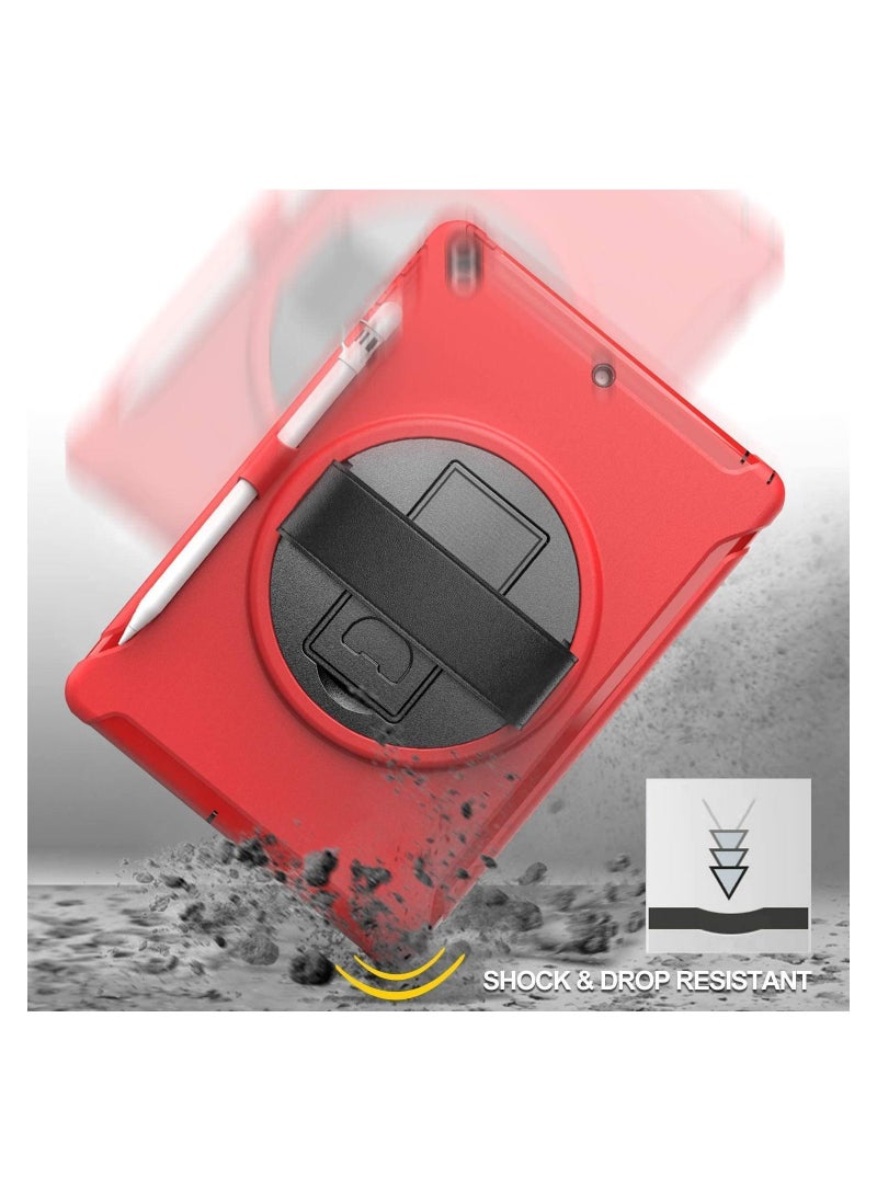 ProCase iPad 10.2 Case 2021 2020 2019 (9th/8th/7th Gen), Rugged Heavy Duty Shockproof Cover Case with Handle and Rotating Kickstand for 10.2 iPad 9/8/7 -Red - pzsku/ZC30E57F08EA99E2C75A9Z/45/_/1655203949/b1c92f42-338b-44b1-a962-f9bf631917c4