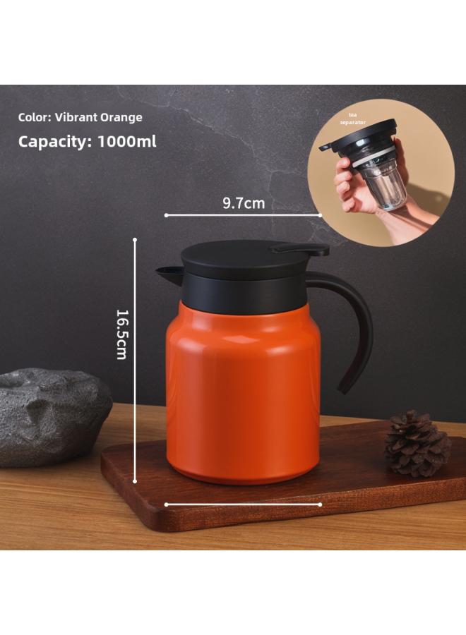3 6 Stainless Steel Stew Teapot Household Tea Special Display Temperature Small Capacity Tea Water Separation Office Heat Pot 
