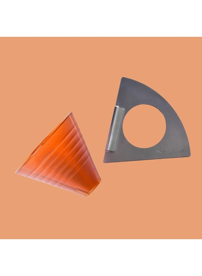 سوبريما إنسترومنتس قطارة Suprima Instruments SD1R أمبر – مصنوعة من البولي كربونات الغذائي مع مسطرة من الفولاذ المقاوم للصدأ، سعة 1-2 كوب، صانعة قهوة دقيقة - Image 3