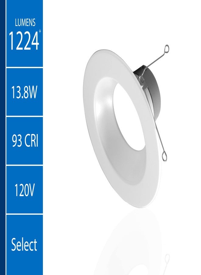 نيكور مصباح سفلي LED غائر قابل للتحديد من نيكور، طراز DLR56612120SWH DLR56(v6)، أبيض، 1200 لومن، مقاس 5/6 بوصة - Image 2