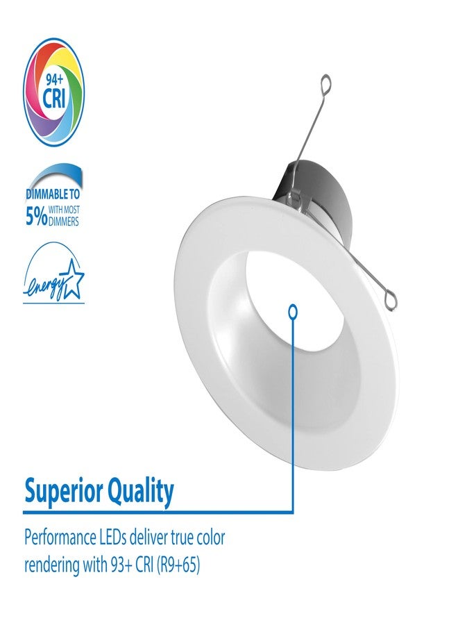 نيكور مصباح سفلي LED غائر قابل للتحديد من نيكور، طراز DLR56612120SWH DLR56(v6)، أبيض، 1200 لومن، مقاس 5/6 بوصة - Image 5