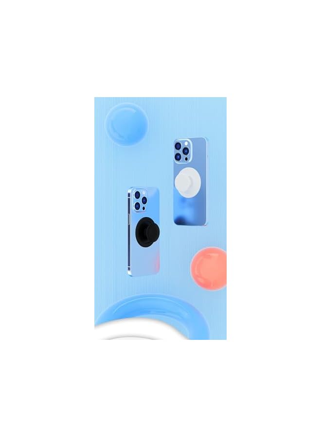 Green Tiger Expandable Phone Grip, Phone Grip Holder, Hand Phone Grip, Magnetic Phone Holder, Phone Socket for Back of Phone, Collapsible Phone Grip Compatible for Smartphone and Tablets (Black) - Image 5