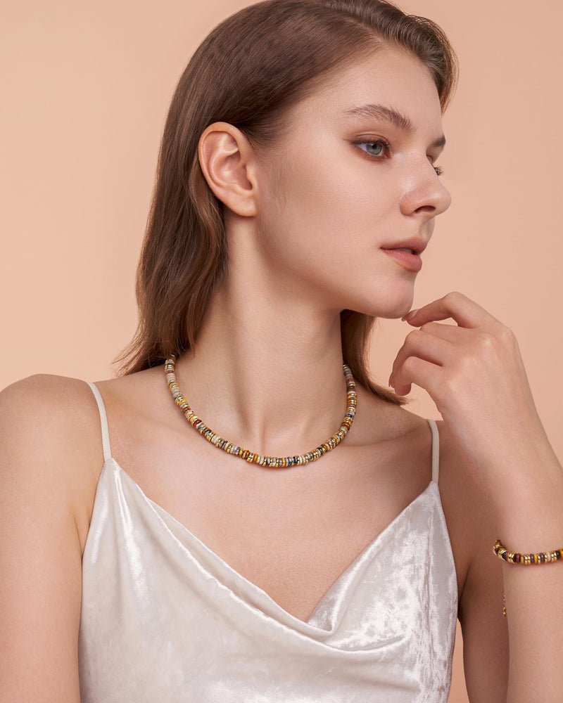SNGIA bead necklace #103-2 (Dune) - Image 2