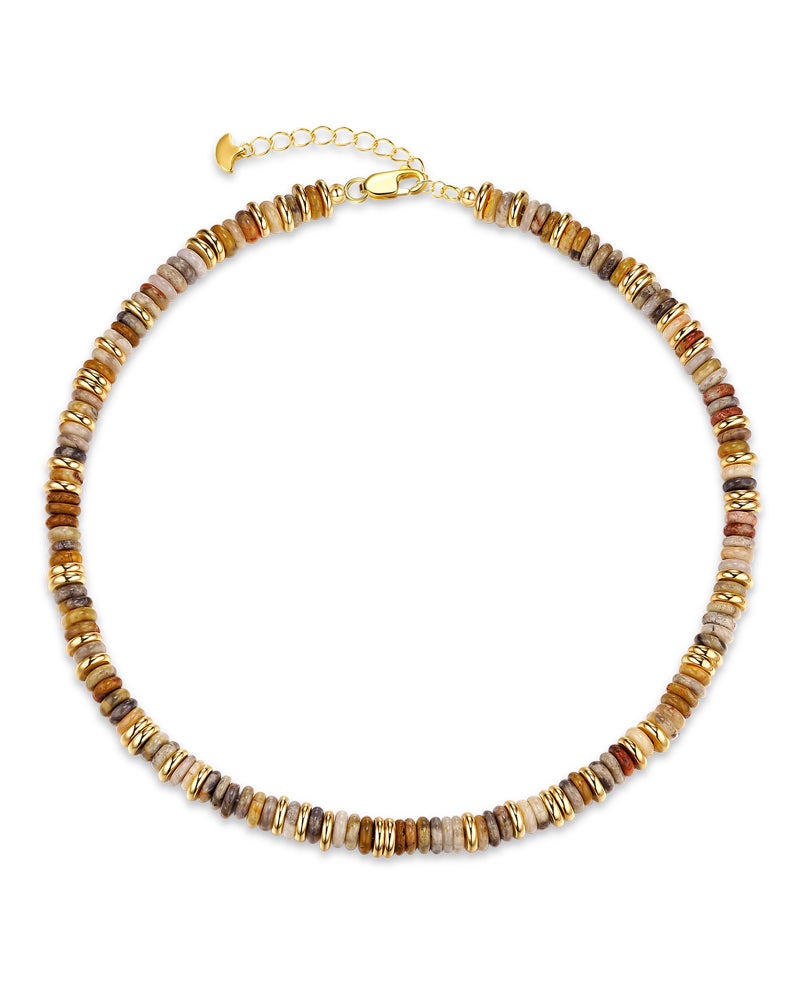 SNGIA bead necklace #103-2 (Dune) - Image 1