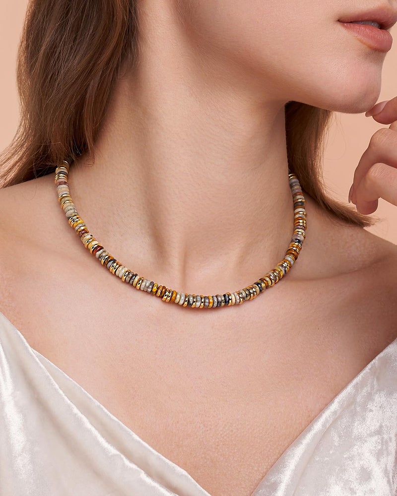 SNGIA bead necklace #103-2 (Dune) - Image 4