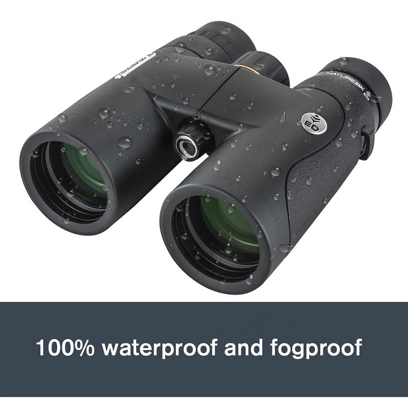 Celestron Celestron–Nature DX ED 8x42 Premium Binoculars –Extra-Low Dispersion Objective Lenses –Outdoor and Birding Binocular–Fully Multi-Coated with BaK-4 Prisms–Rubber Armored – Fog & Waterproof Binoculars  - Image 4