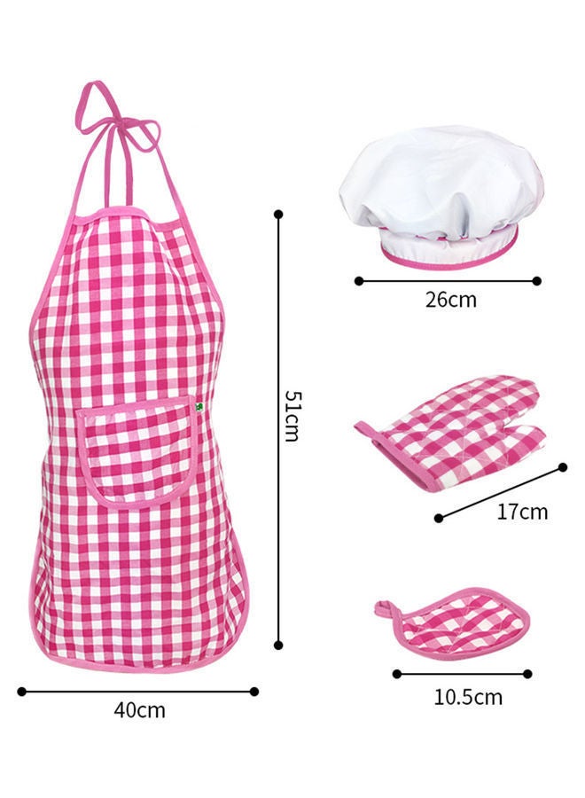 NIBEMINENT Kids Cooking And Baking Apron With Hat - Image 4