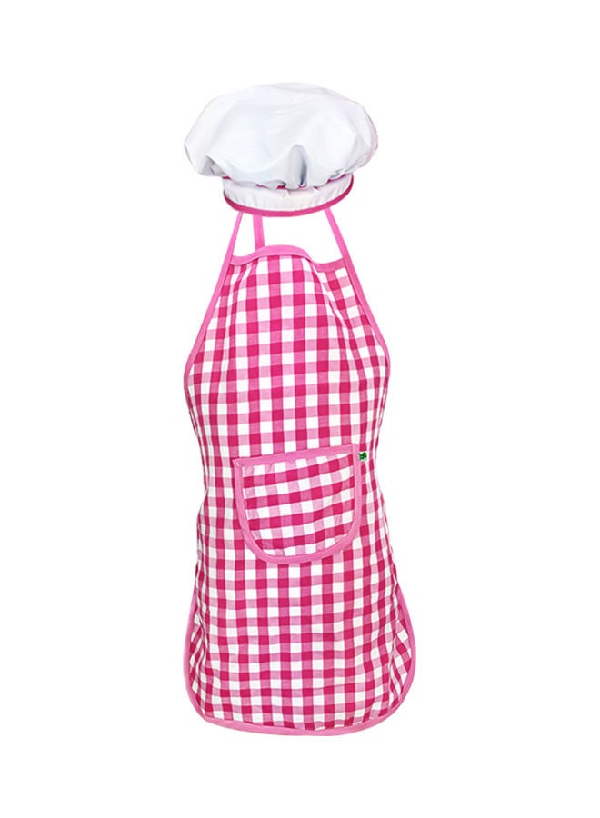 NIBEMINENT Kids Cooking And Baking Apron With Hat - Image 1