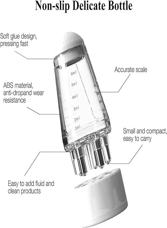 SHIELD PLUS Scalp Oil Applicator with Root Comb for Oily Hair, 6mL Dose Control, Mess-Free Lotion Dispenser Bottle for Hair Growth Serums - Image 3