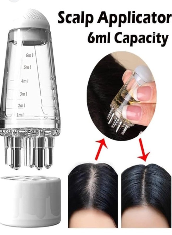 SHIELD PLUS Scalp Oil Applicator with Root Comb for Oily Hair, 6mL Dose Control, Mess-Free Lotion Dispenser Bottle for Hair Growth Serums - Image 4