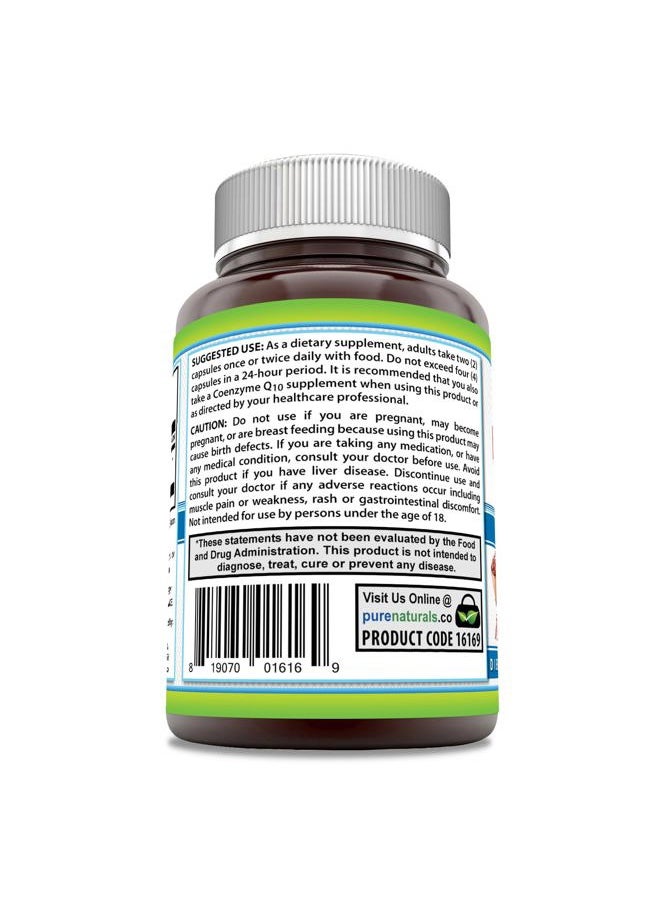 Pure Naturals Red Yeast Rice 1200 Mg per Serving, 240 Capsules Supplement | Non-GMO | Gluten Free | Made in USA  - Image 3