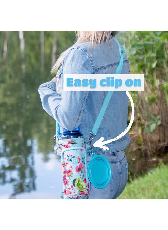 Made Easy Kit Portable Collapsible Dog Bowl for Water or Food Great Pet Travel Bowl in Multiple Sizes (Standard - 12oz, Teal) - Image 4