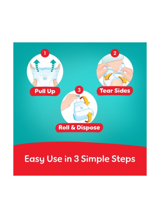 بامبرز حفاضات بيبي دراي مع كريم مرطب بمستخلص نبات الصبار وحماية من التسرب، مقاس 6، لوزن 16+ كجم، من 52 حفاضاً - Image 5