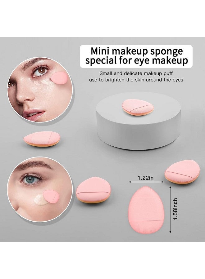 Spanking Powder Triangle Makeup Puff For Face Powder Puffs For Loose Setting Powder Under Eye Foundation Wedge Blender Sponge Beauty Makeup Tools (6 Pcs Triangle Puff With 2 Pcs Finger Puff) - Image 4