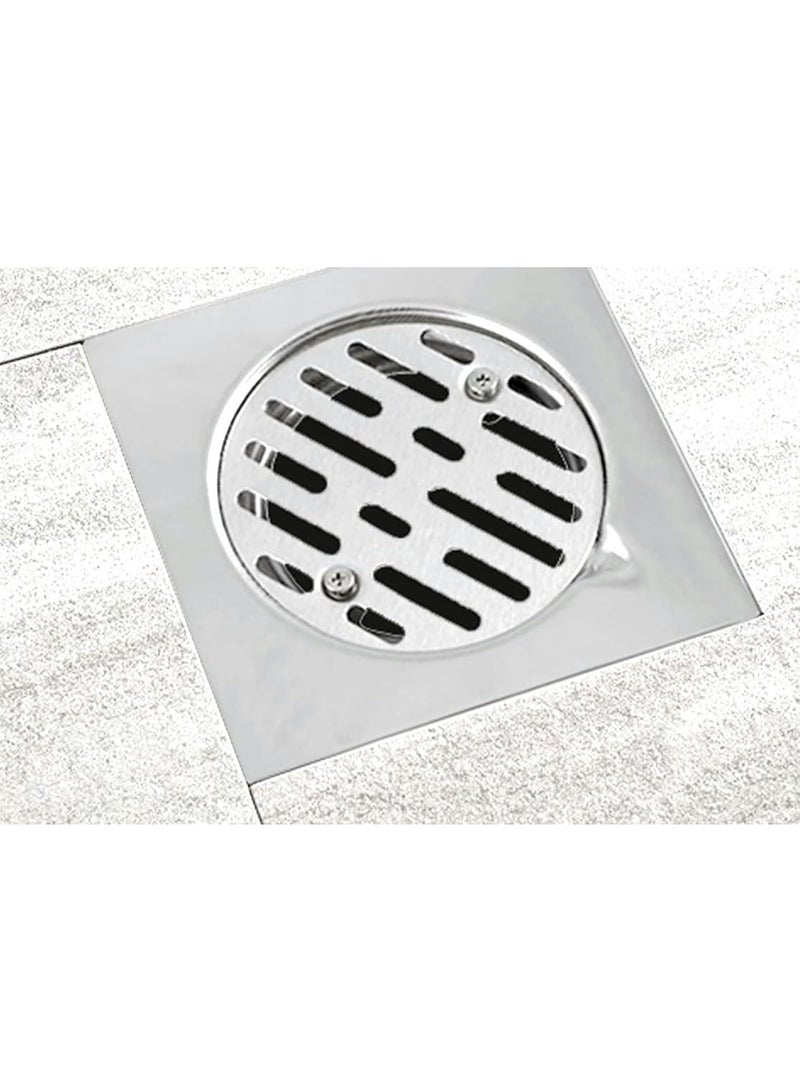Stainless Steel 150 Mm X 150 Mm Bathroom Shower Floor Drain - Image 1