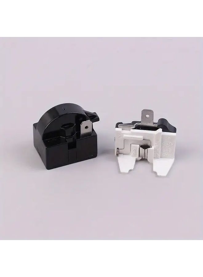 2pcs QP2 4 7 PTC Starter Relay And 6750C 0005P Overload Protector For Refrigerator Repair - Image 5