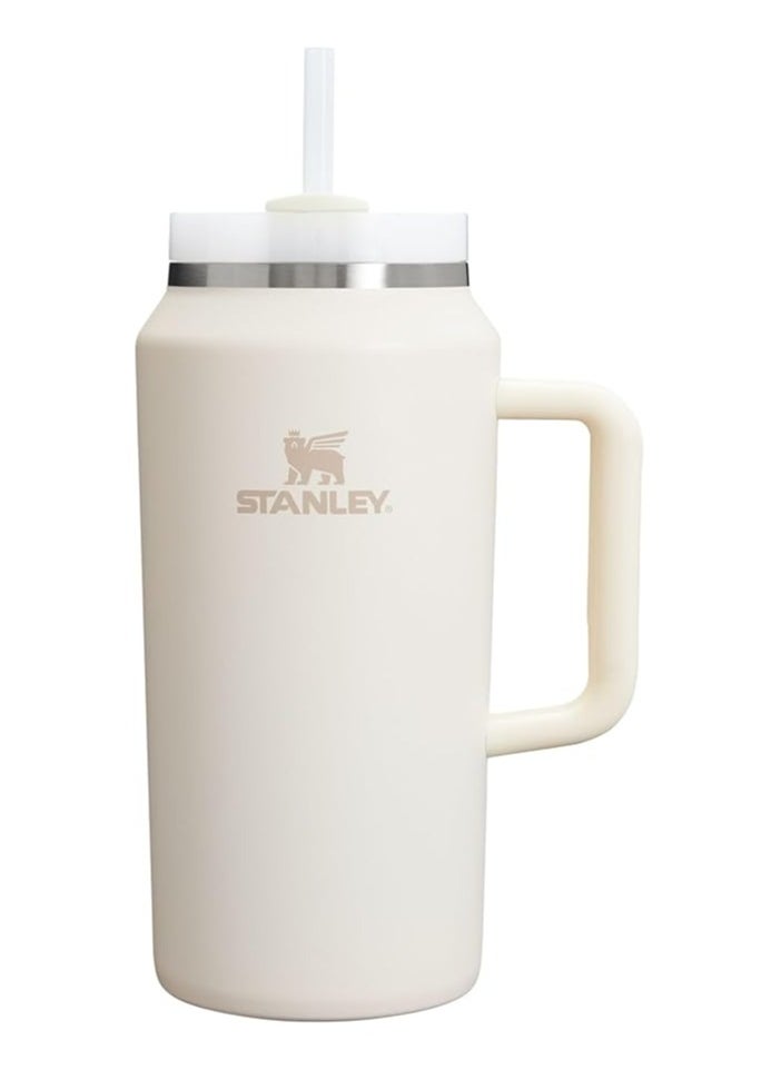 Stanley Stanley Quencher H2.0 FlowState Stainless Steel Vacuum Insulated Tumbler with Lid and Straw for Water, Iced Tea or Coffee, Smoothie and More, Cream 2.0, 64oz  - Image 1