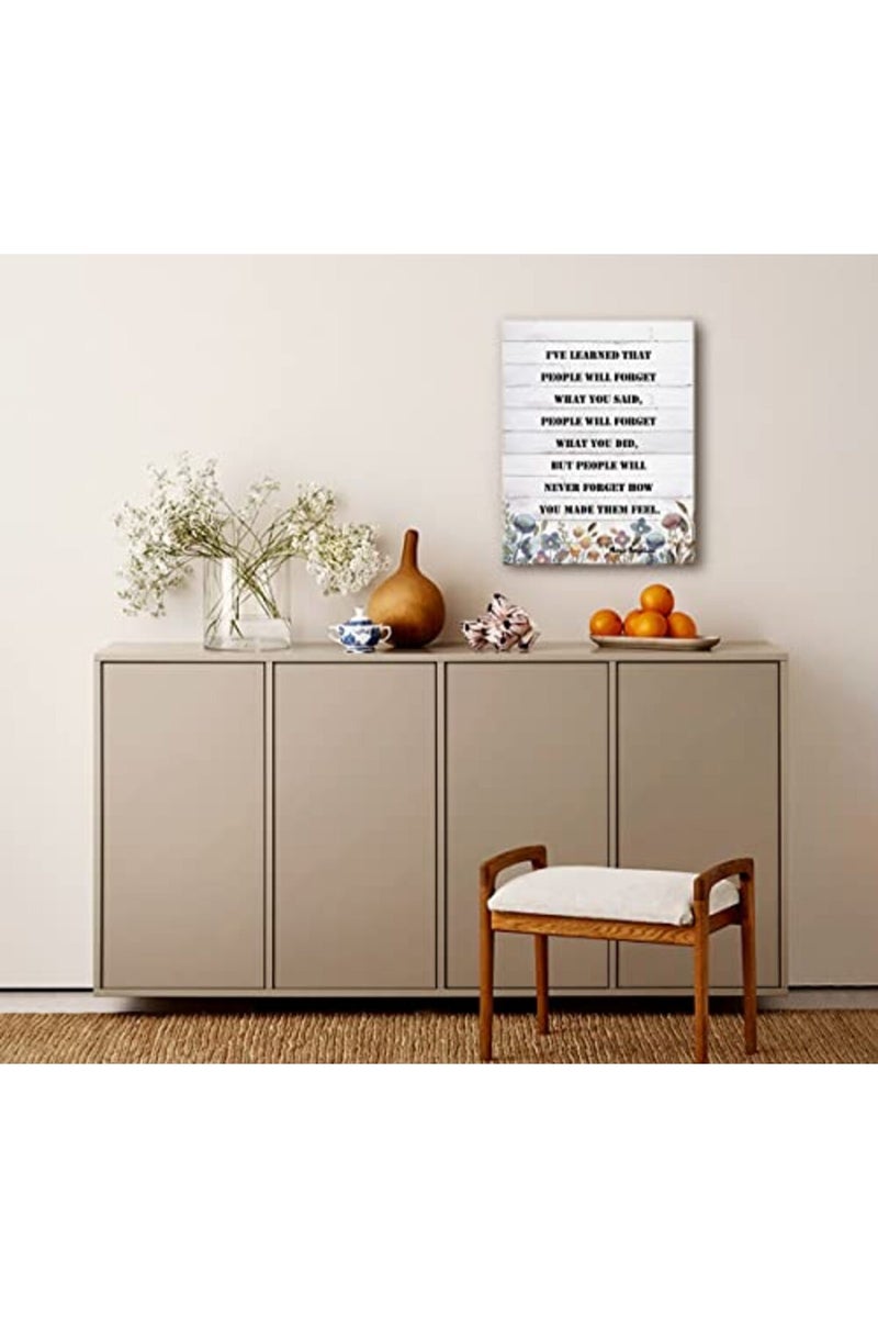 Canvas Wall Art Maya Angelou Quotes, Inspirational Motivational Quote Canvas Prints Poster Wall Art for Home Decor, Gift for Home and Office Decor Under, Size 12x15 - Image 5