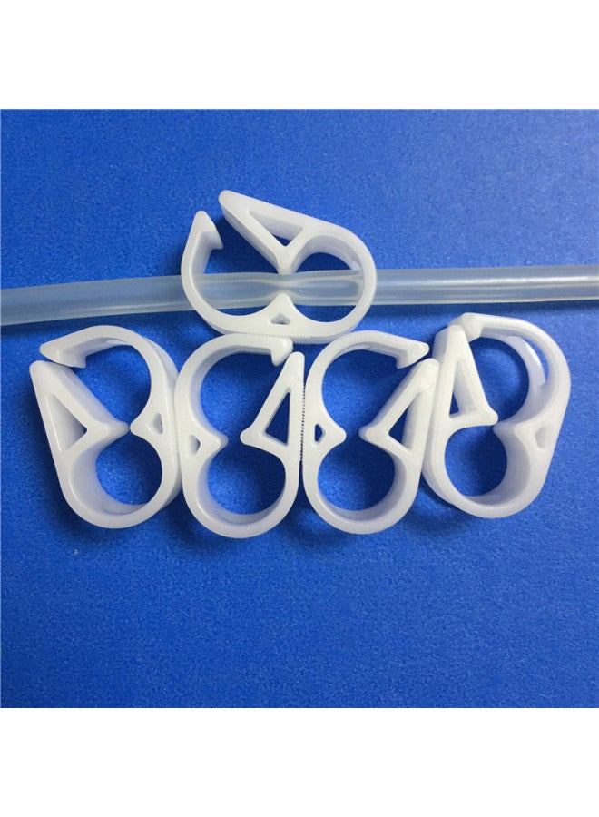 Spot Direct Supply Single-gear Water Stop Clamp Ink Pipe Clamp Soft Catheter Flow Control Interrupter Medium Hose Clamp 5-8mm-Specifications And Models:White 5-8  - Image 4