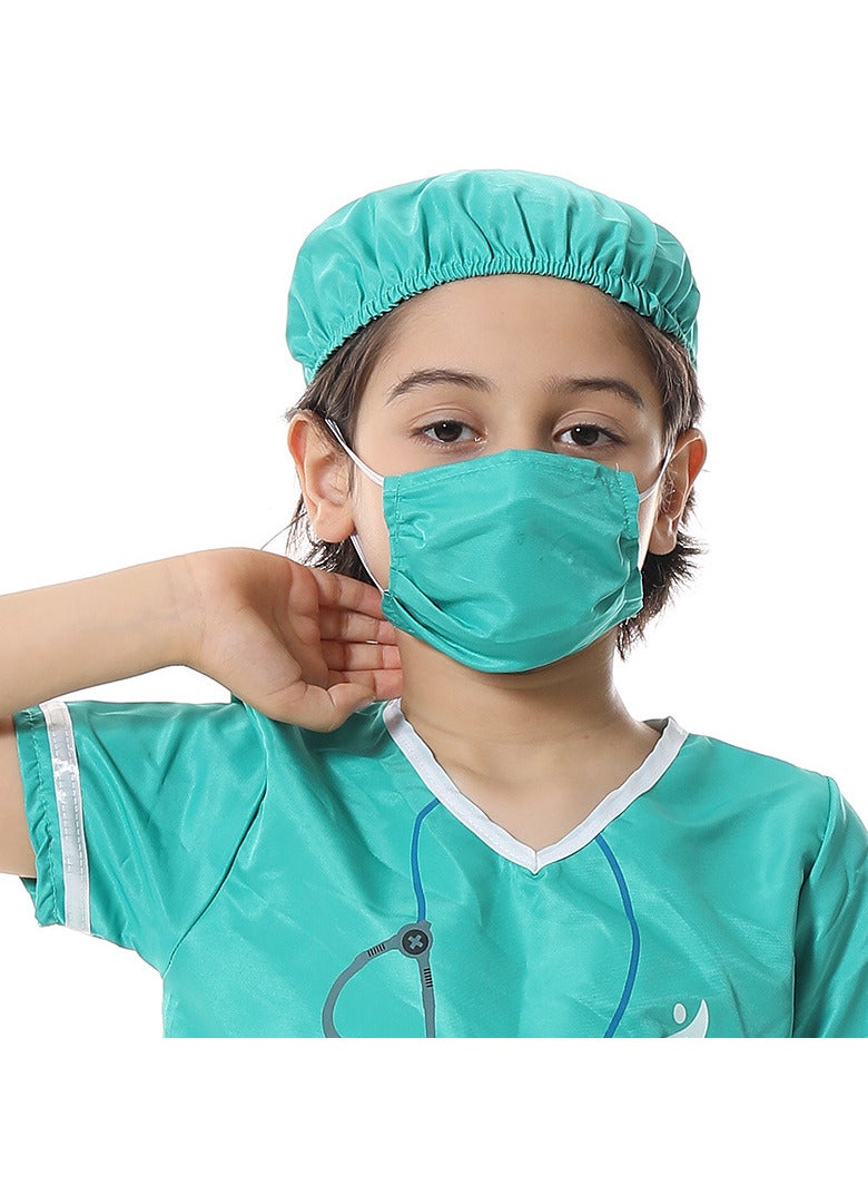 AUTOYSUR Doctor costume for Kids, Doctor dress,Doctor Role Play Costume Dress with Accessories,Size for 110-130cm - Image 3