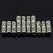 Eshylala 24 Pieces Norse Viking Rune Beads Antique Style DIY Accessories for Hair Beard Pendant Bracelet Making Vintage Metal Craft Beads Suitable for Men Women Handmade Jewelry Hair Decor - Image 3