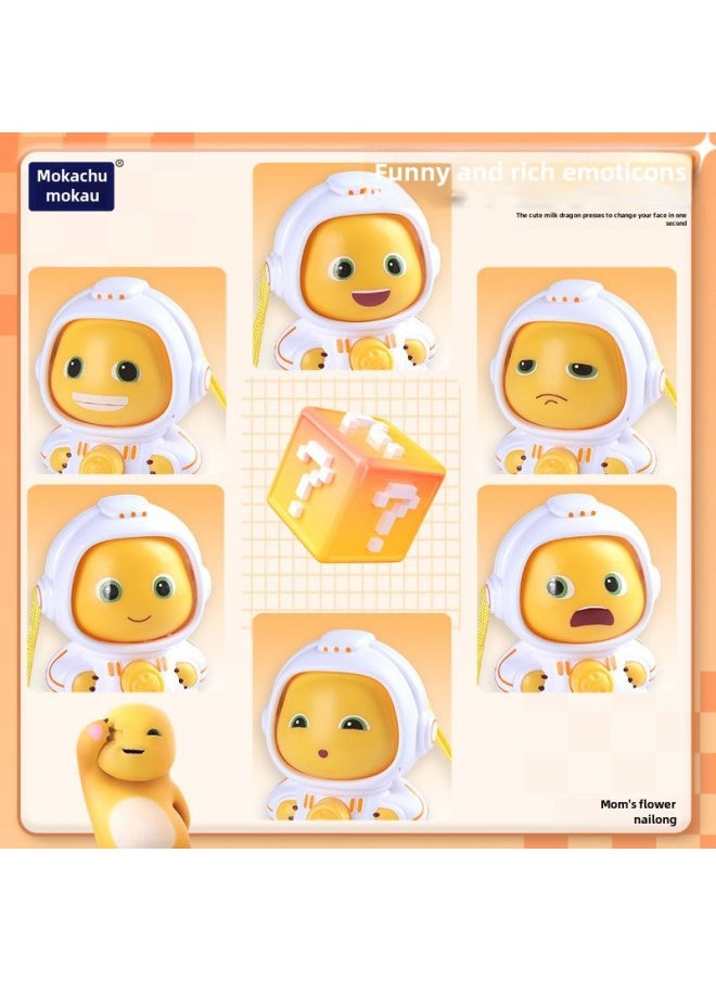 Generic - Authorized NAILONG Funny Face-changing Toy Sichuan Opera Face-changing Panda Cartoon Small Milk Dragon Ornaments Hanging Card Keychain-Color:Face-changing Panda  (random Color Can Be Noted) - Image 1