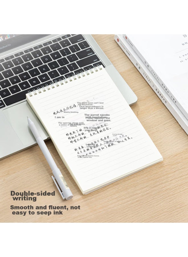 Deli A5 Notebook, Student Exam Error Correction Book, 80 Sheets, 2 Spiral Notebooks, Flip-top Lined Paper, Lpa580-02 - Image 4