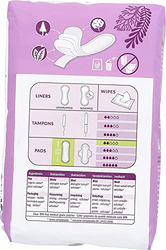 Natracare Pads Maxi Regular 14 Count (6 Pack) - Image 3