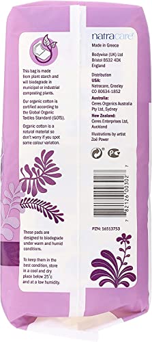 Natracare Pads Maxi Regular 14 Count (6 Pack) - Image 4